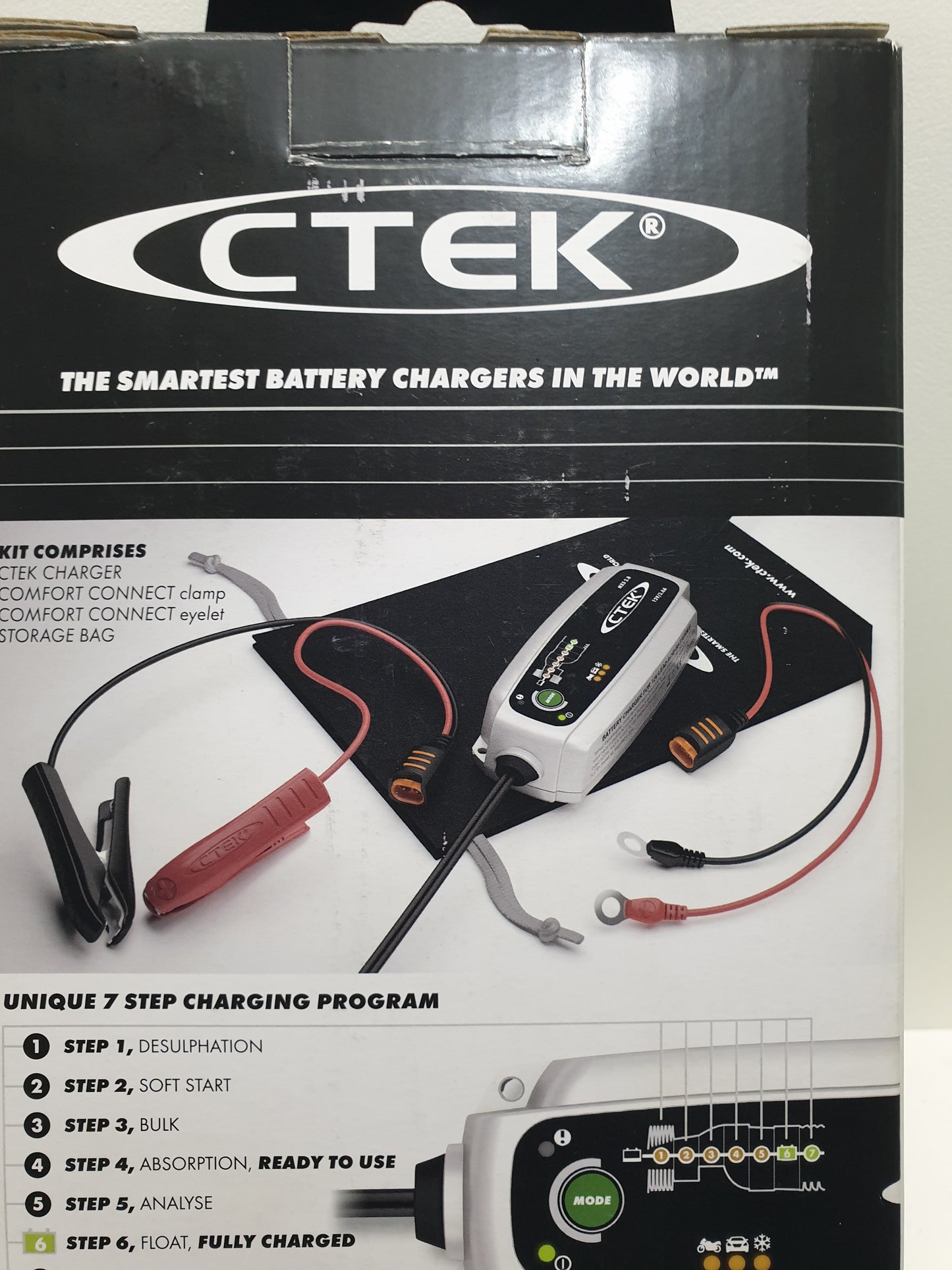 CTEK MXS 3.8 Battery Charger 12V 3.8A MXS3.8