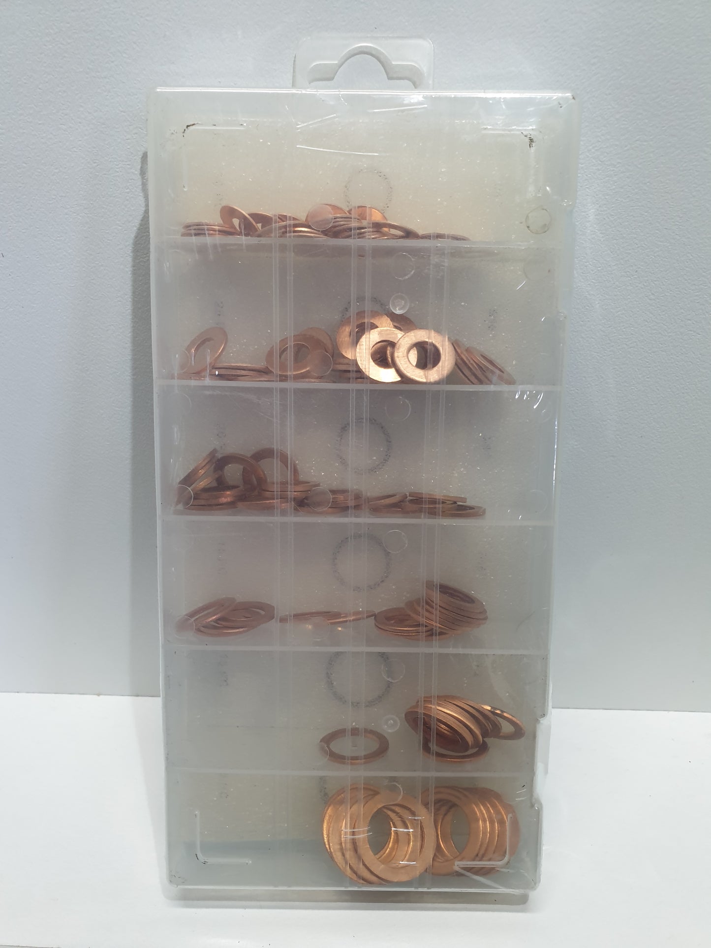 Motor Champ 110 Piece Copper Washer Assortment Grab Kit Imperial SAE