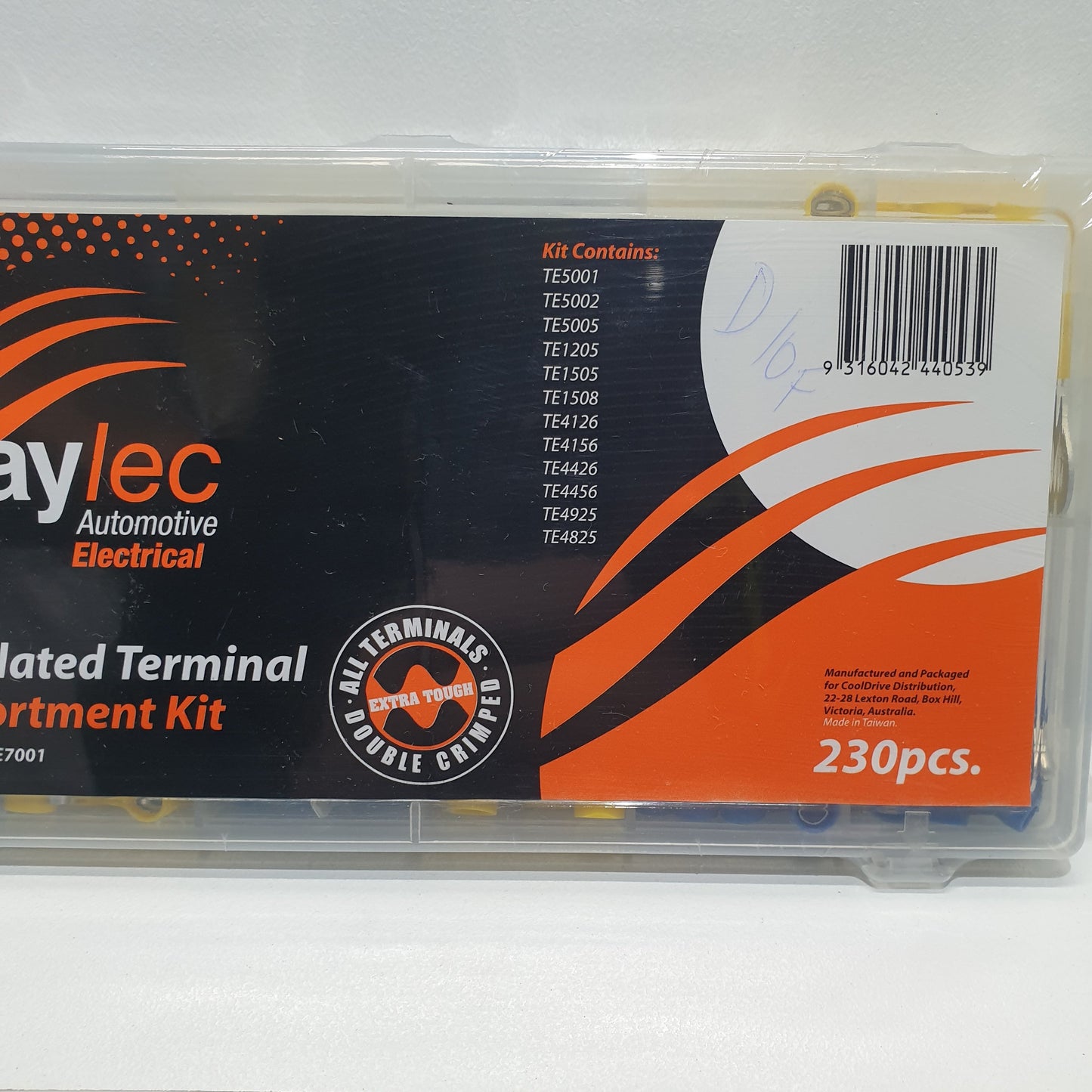 Jaylec 230 Piece Insulated Terminal Assortment Grab Kit TE7001