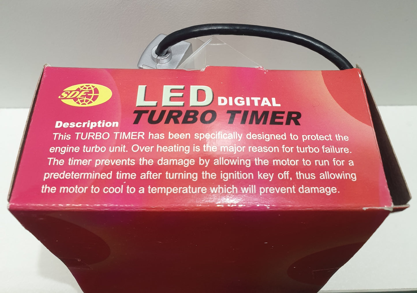 SDE LED Digital Turbo Timer Slimline TTS12V 12 Volts