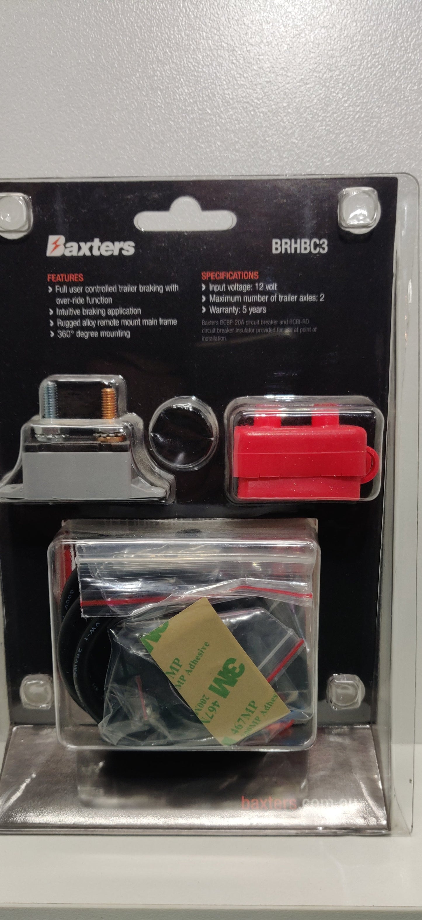 BAXTERS CONTROL+ Electric Trailer Brake Controller BRHBC3