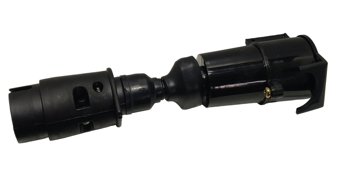 7 Pin Large Round Socket on Car to 5 Pin Large Round Plug on Trailer Adaptor 7PRS25PLP