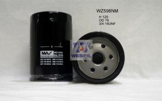 WZ596NM Oil filter