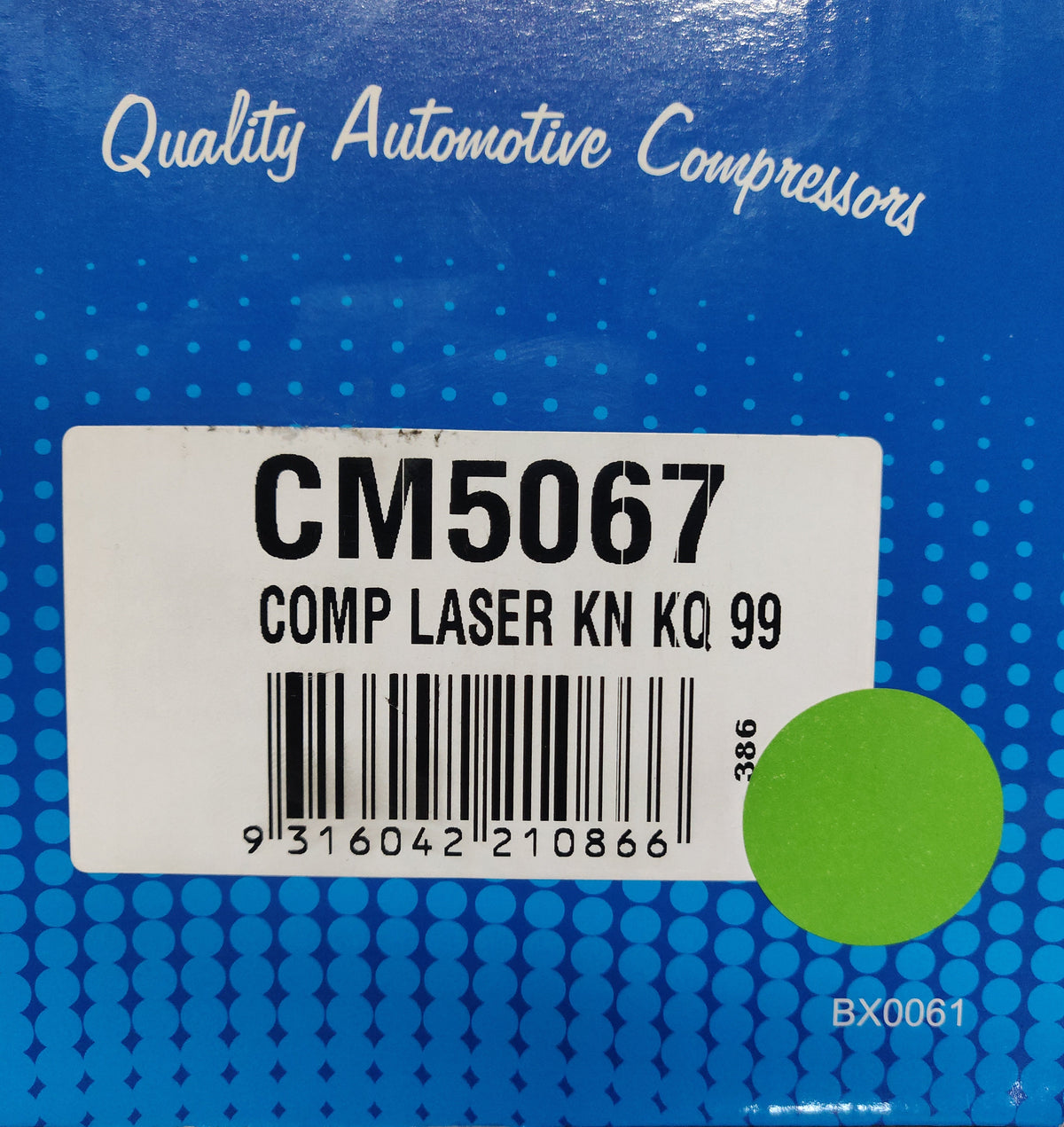 Jayair AC Compressor CM5067 Ford Laser KN KQ Mazda 323 BJ