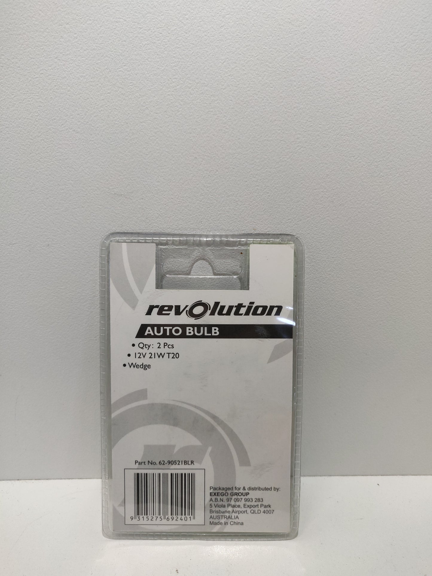 Revolution Wedge Globe 12V T20 21W Standard 2 Pack 62-90521BLR