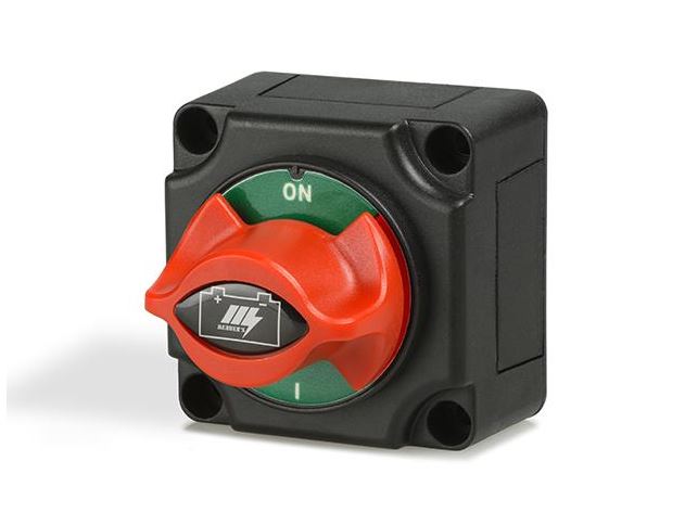 Menber's 08080700 24V 300A Panel-Mount SPST Battery Disconnect Switch Rotary Knob