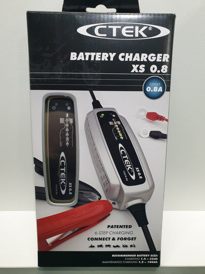 CTEK XS0.8 XS08 Compact Trickle Battery Charger Maintainer Car Motorbike