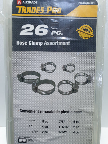 Trades Pro Hose Clamp Assortment Grab Kit 26 piece