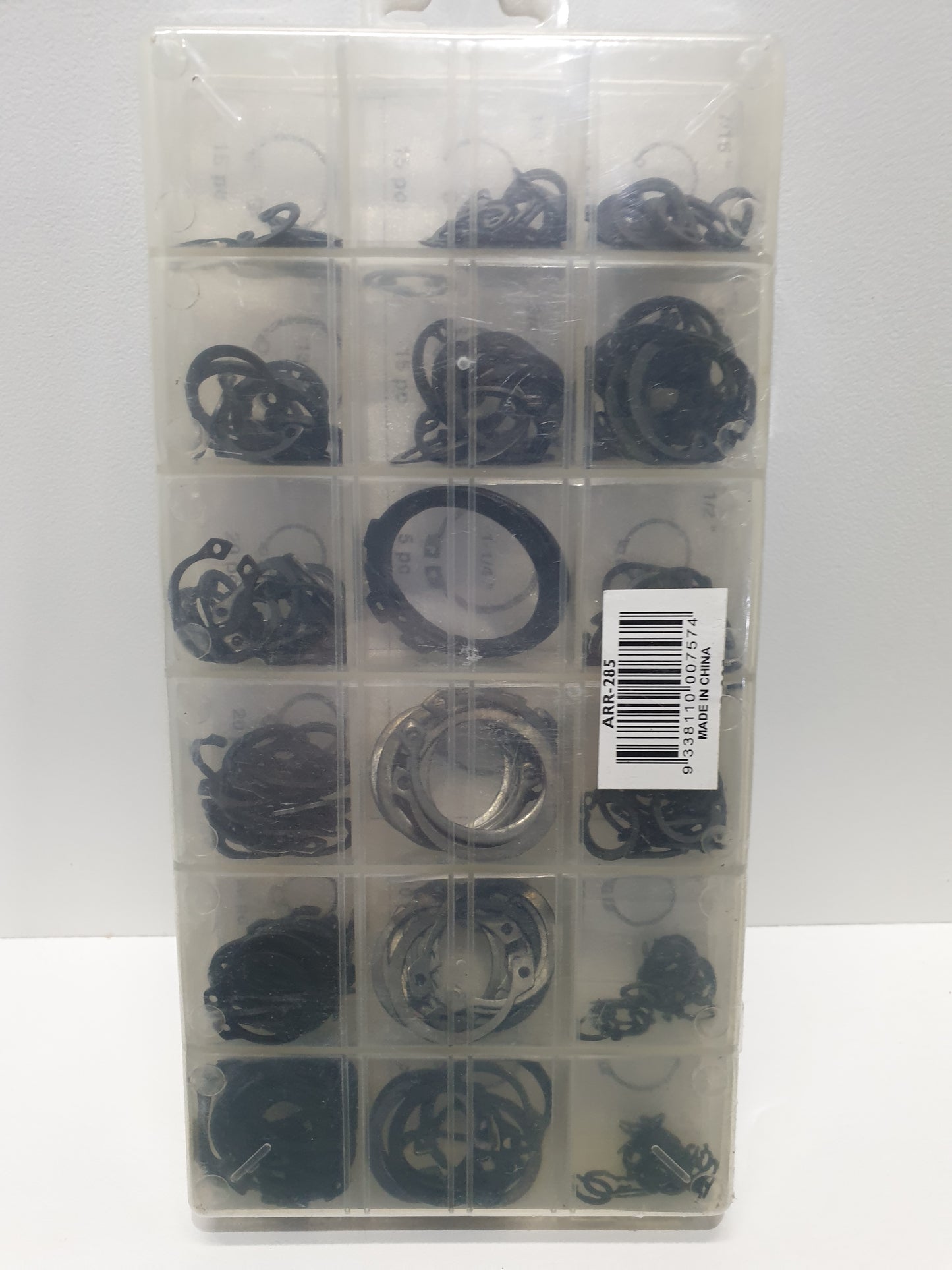 Motor Champ 285 Piece Retaining Ring Circlip Assortment Grab Kit