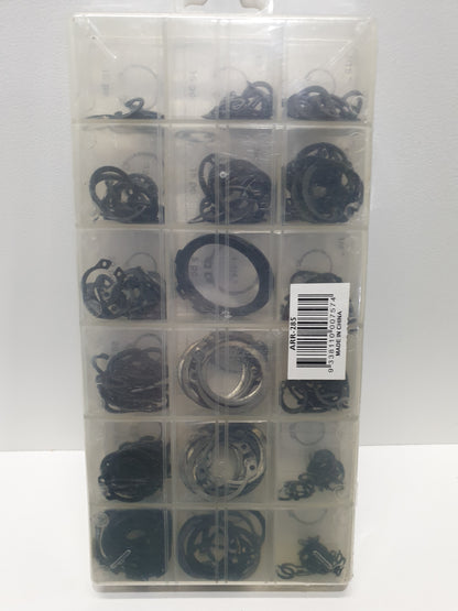 Motor Champ 285 Piece Retaining Ring Circlip Assortment Grab Kit