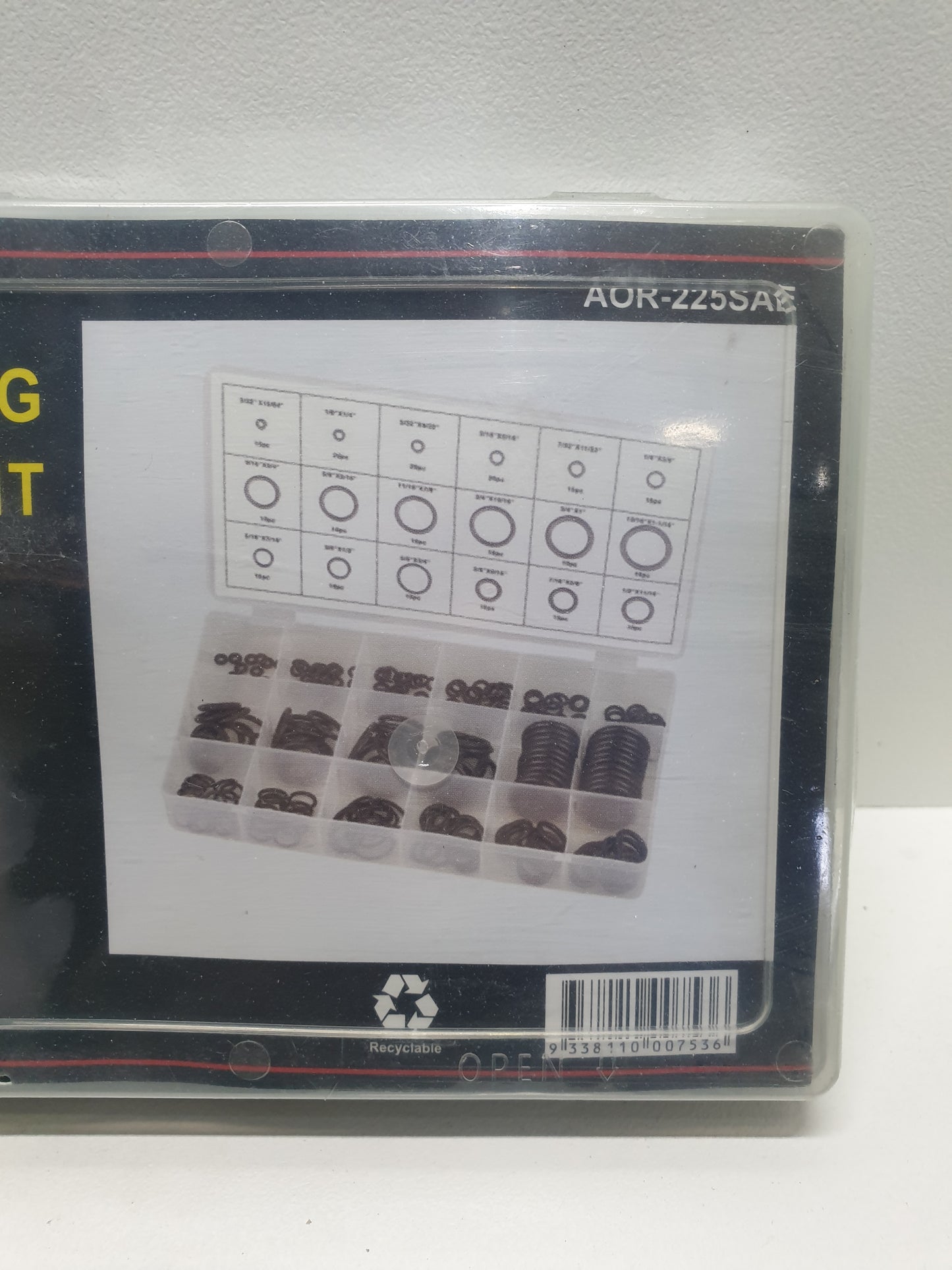Motor Champ 225 Piece O-Ring Assortment Grab Kit SAE