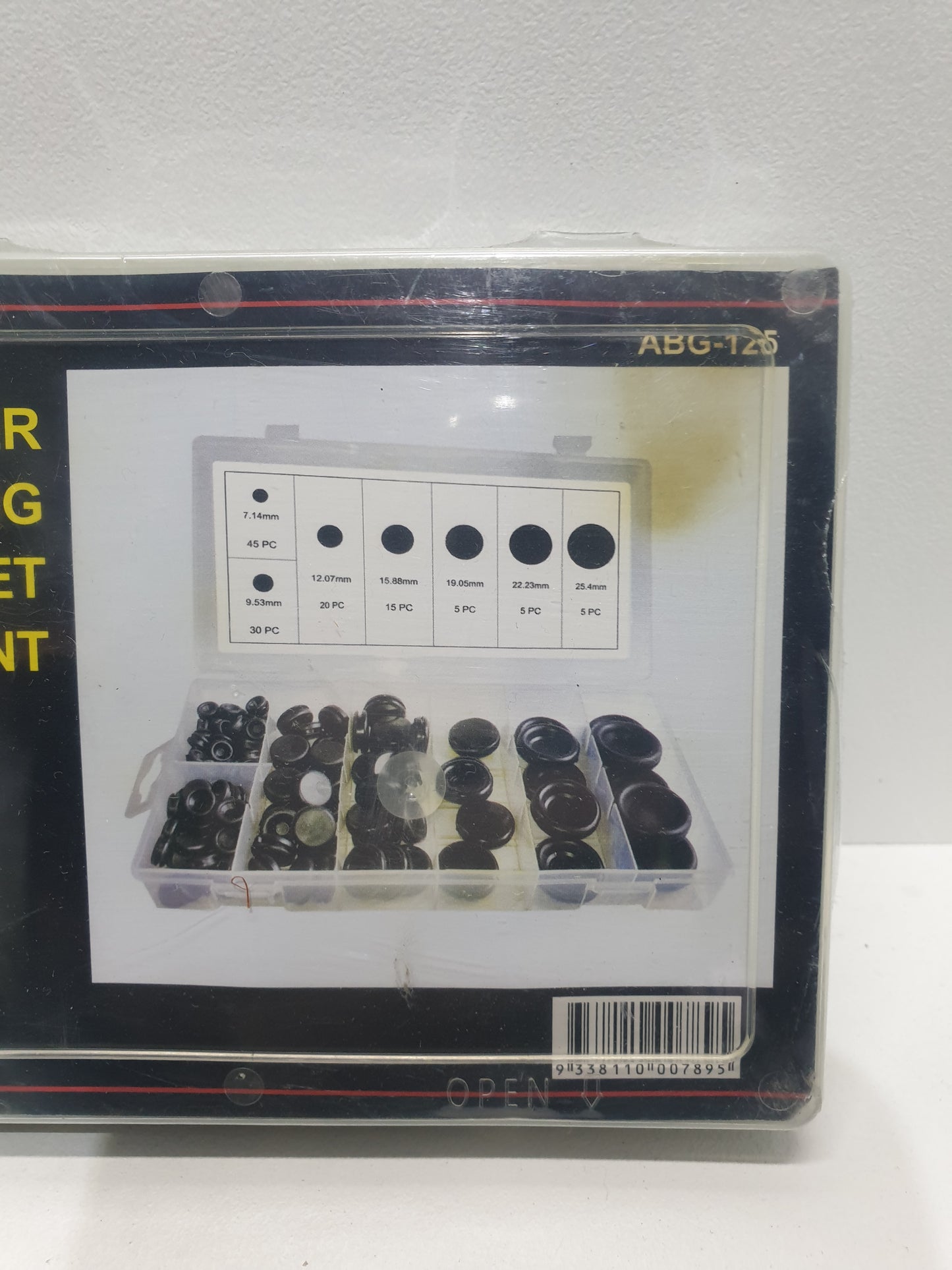 Motor Champ 125 Piece Rubber Blanking Grommet Assortment Grab Kit