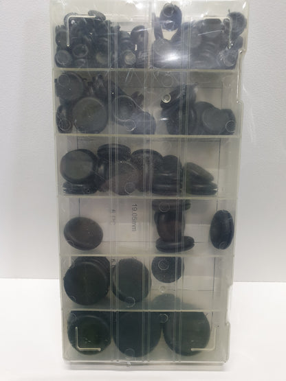 Motor Champ 125 Piece Rubber Blanking Grommet Assortment Grab Kit