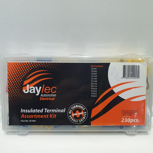 Jaylec 230 Piece Insulated Terminal Assortment Grab Kit TE7001
