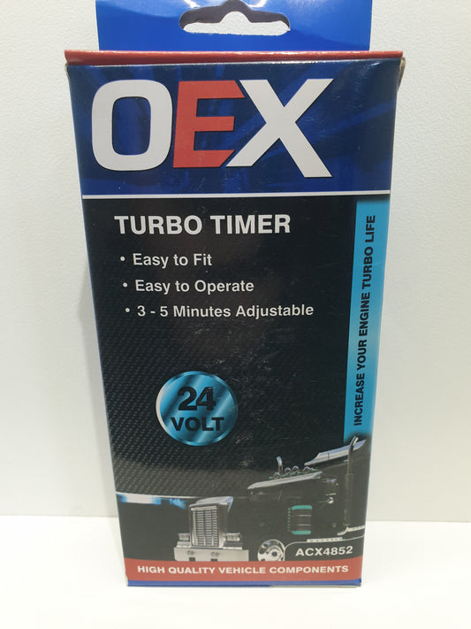 OEX TURBO TIMER 24 Volt Universal ACX4852 1,3 to 5 minute setting