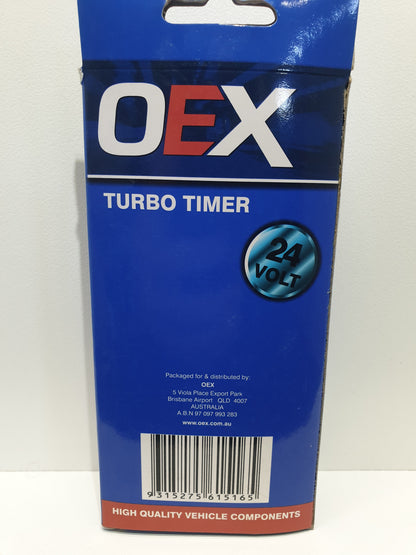 OEX TURBO TIMER 24 Volt Universal ACX4852 1,3 to 5 minute setting