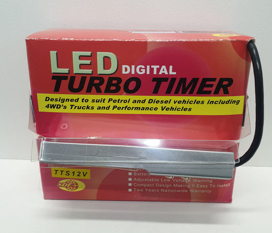 SDE LED Digital Turbo Timer Slimline TTS12V 12 Volts