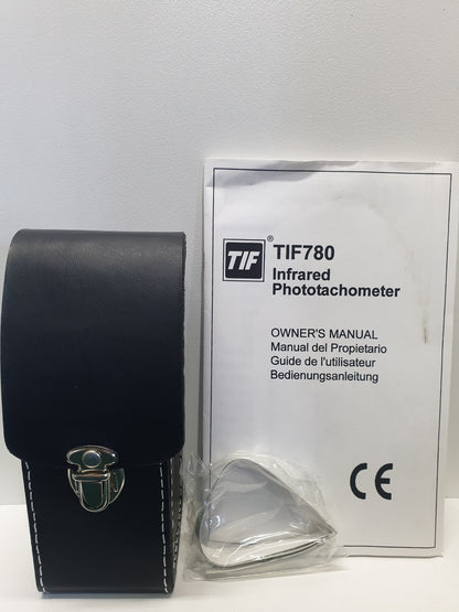 TIF 780 Digital Infrared Phototachometer by SPX with Leather Case in Box