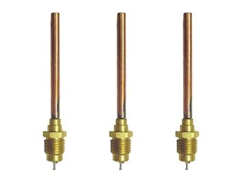 Robinair 40420 1/4 MFL x 3/8 OD Copper Tube Extension pack of 3