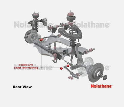 Nolathane 45616 Front Control arm lower inner bushes Ford Falcon Fairmont AU BA BF FPV