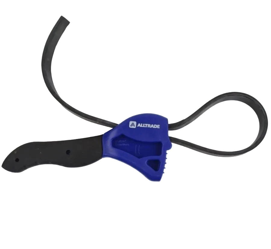 Alltrade Oil Filter Rubber Adjustable Strap Wrench Removal Tool 140mm