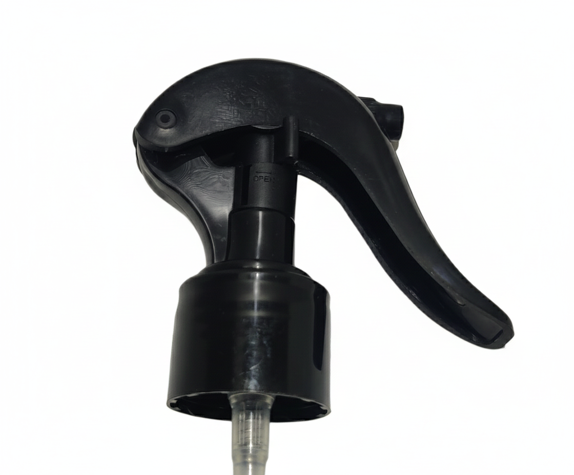 BLACK TRIGGER SPRAYER Fits 24mm 24/410 Bottle Dispenser Mist Spray Smooth
