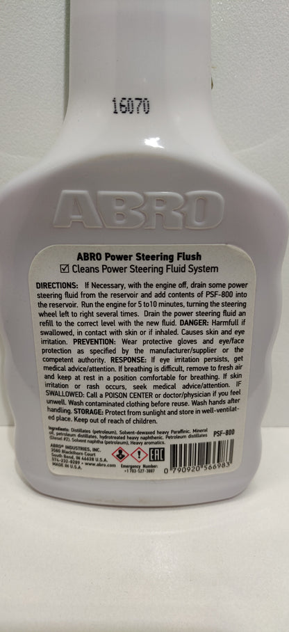 ABRO Power Steering Flush  PSF-800 354ml