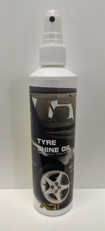 ADI Tyre Shine Oil 250ml Long lasting sheen + added protection!