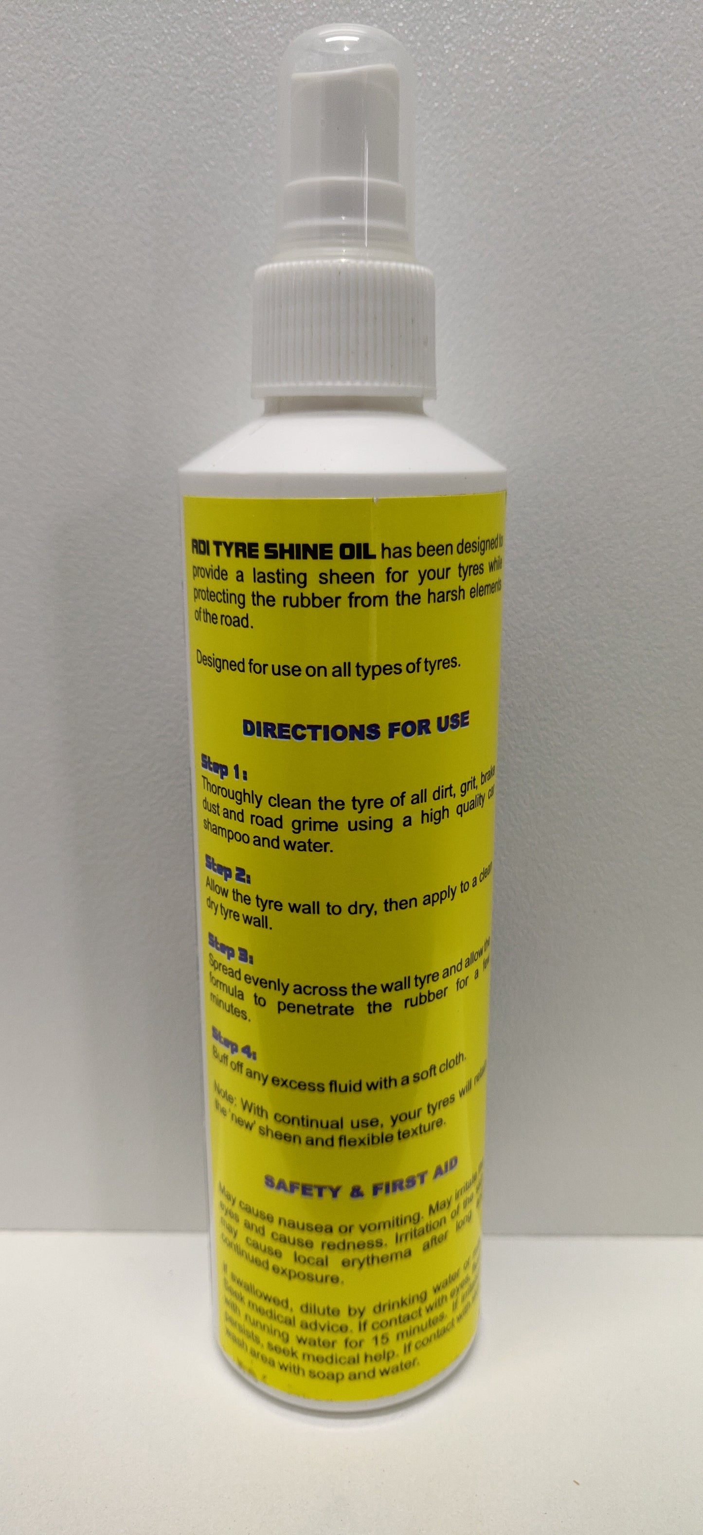 ADI Tyre Shine Oil 250ml Long lasting sheen + added protection!