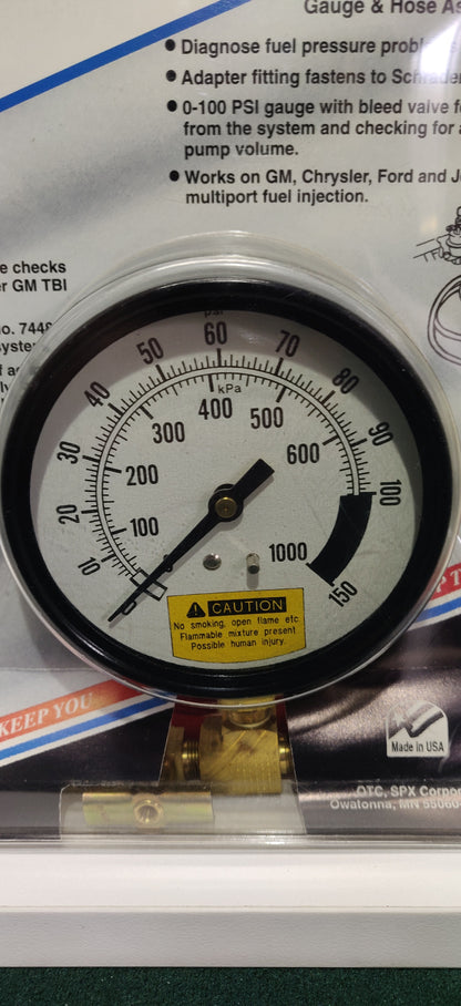 OTC SPX Fuel Injection Diagnostic Kit 7797 ( 7635A + 7665 ) GM TBI 0-100 PSI