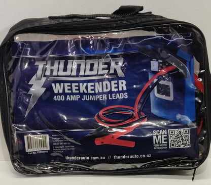 Thunder Jumper Leads 400A For 12V Thunder Weekender Battery Box TDR02002