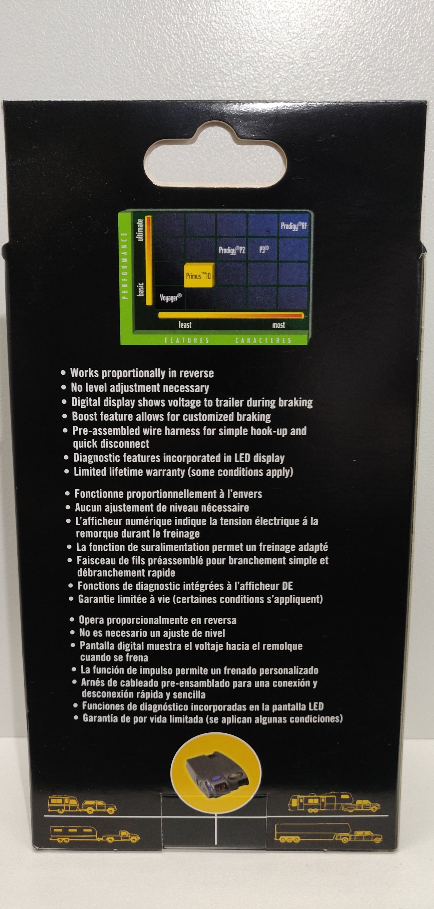 PRIMUS IQ Proportional Electric Trailer Brake Controller 90160