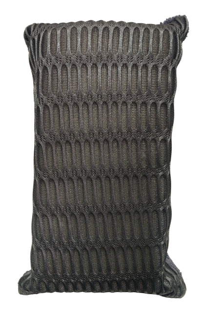 Microfibre car wash sponge dual sided 20cm x 10cm x 5cm - GREY