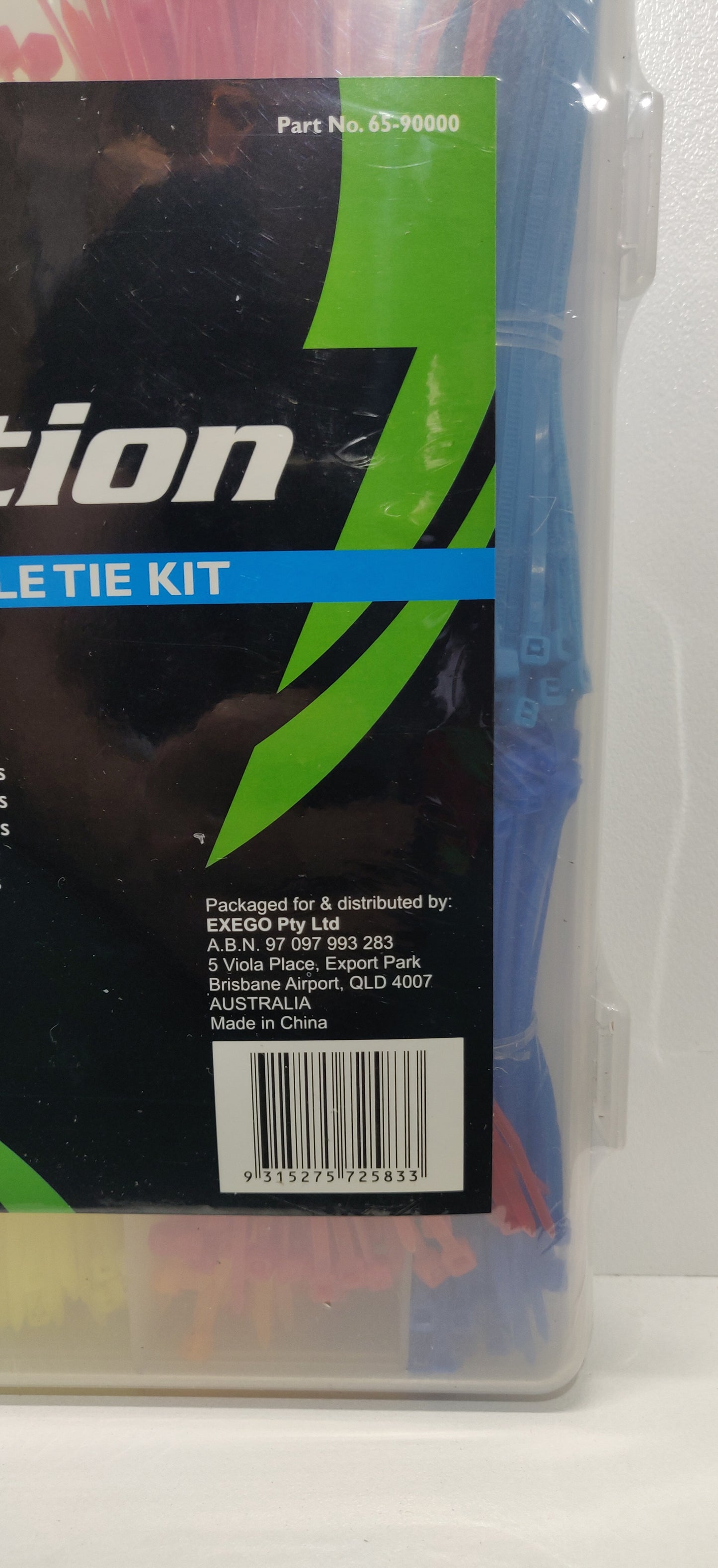 Revolution 1000 piece assorted UV stabilised cable tie kit 65-90000