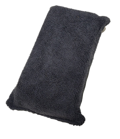 Microfibre car wash sponge dual sided 20cm x 10cm x 5cm - GREY