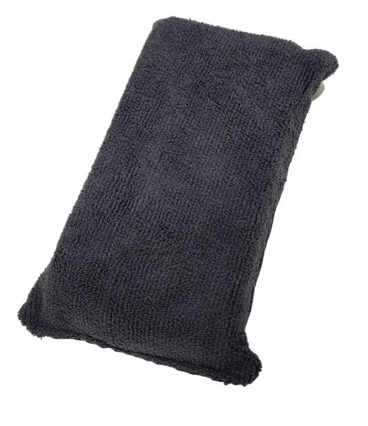 Microfibre car wash sponge dual sided 20cm x 10cm x 5cm - GREY