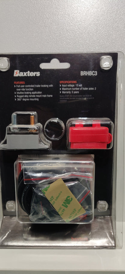 BAXTERS CONTROL+ Electric Trailer Brake Controller BRHBC3