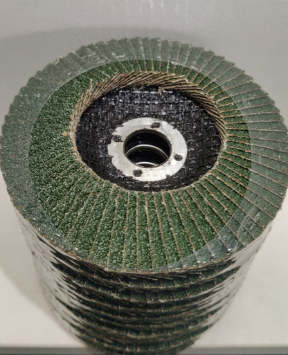 POWERBUILT Zirconia Flap Discs 100mm 115mm 125mm P40 P60 P80 P120