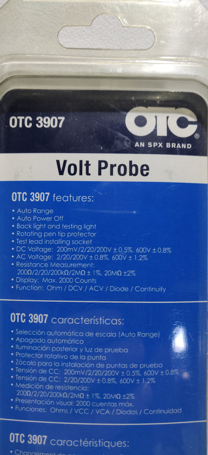 OTC SPX volt probe multimeter 3907