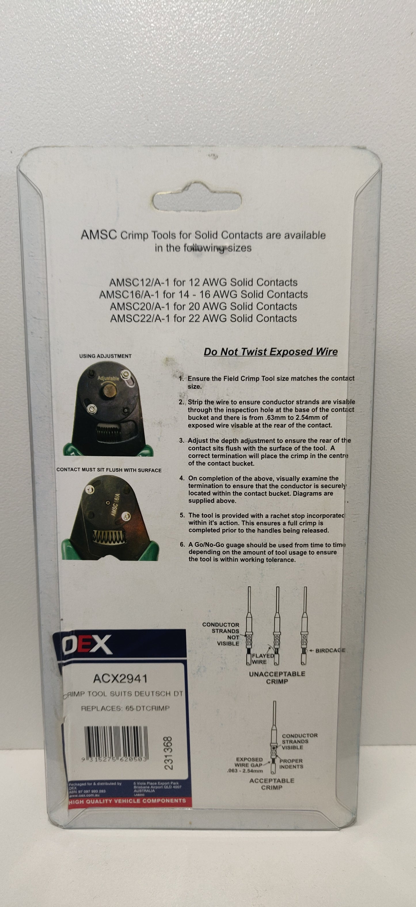 AMSC16/A-1 Deutsch Crimp ACX2941