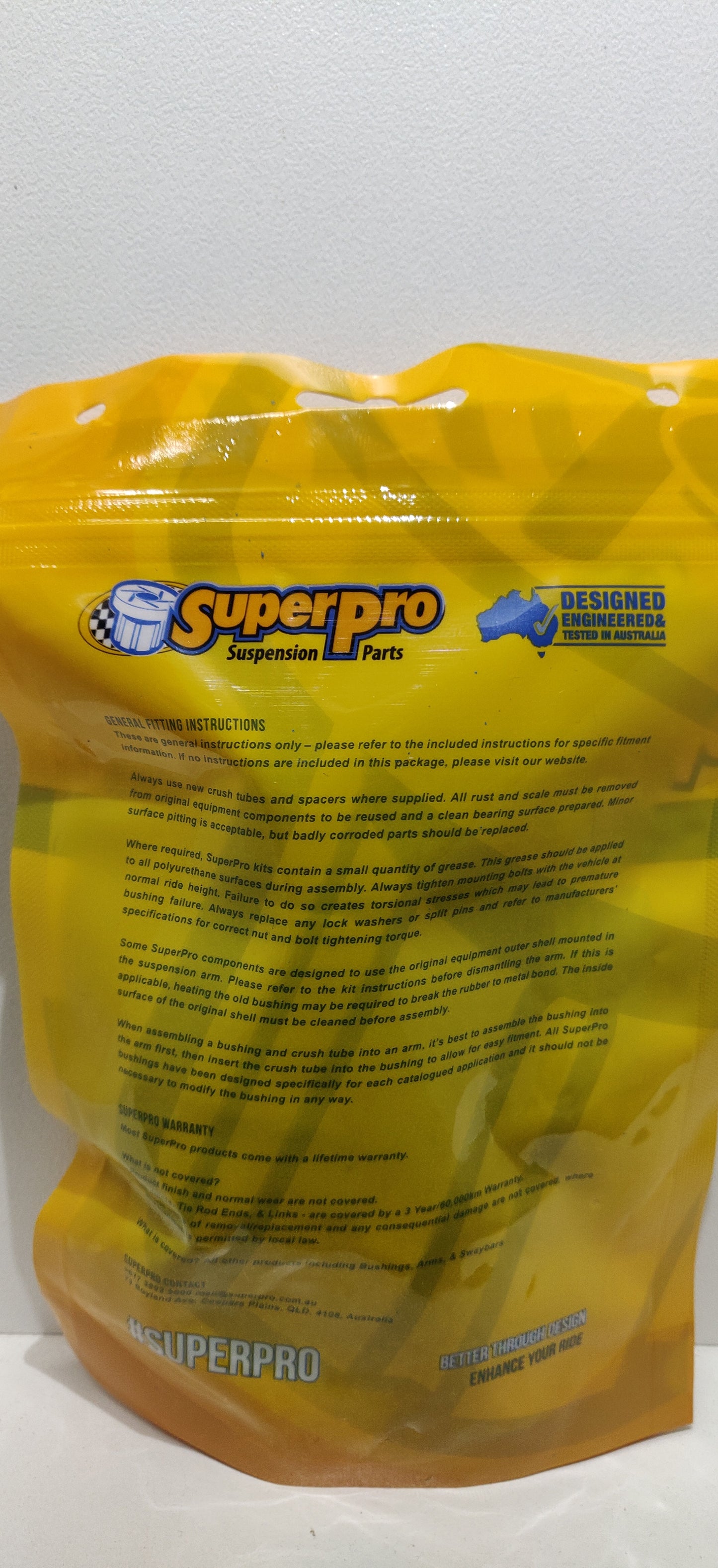 SuperPro SPF2937K Shock Absorber Bush Kit