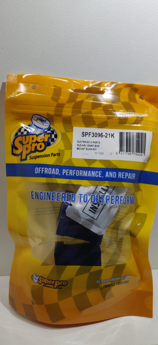 SuperPro Front sway bar mount bush kit 21mm SPF3096-21K Subaru Impreza WRX Liberty