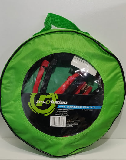 Revolution Booster Cables Jumper Leads 400A 3M surge protection 4X4 4WD Camping