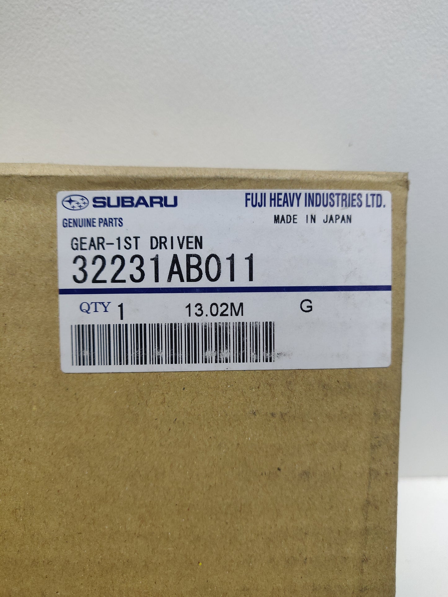 Subaru Genuine Gear 1st Driven 32231AB011 For Subaru WRX Forester Baja
