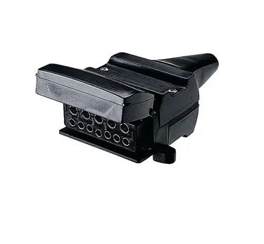 Narva Trailer 12 Pin Flat Plastic Socket 82072BL
