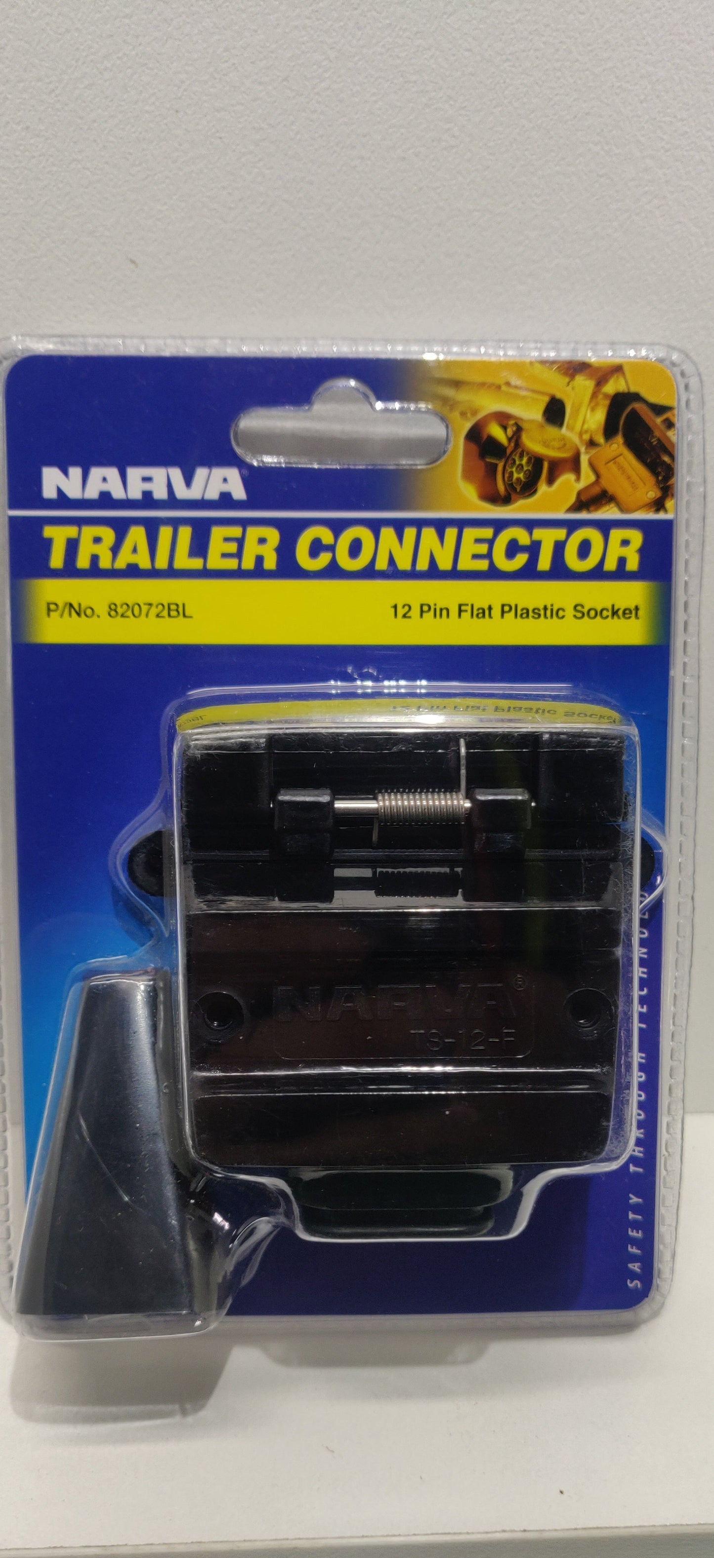 Narva Trailer 12 Pin Flat Plastic Socket 82072BL
