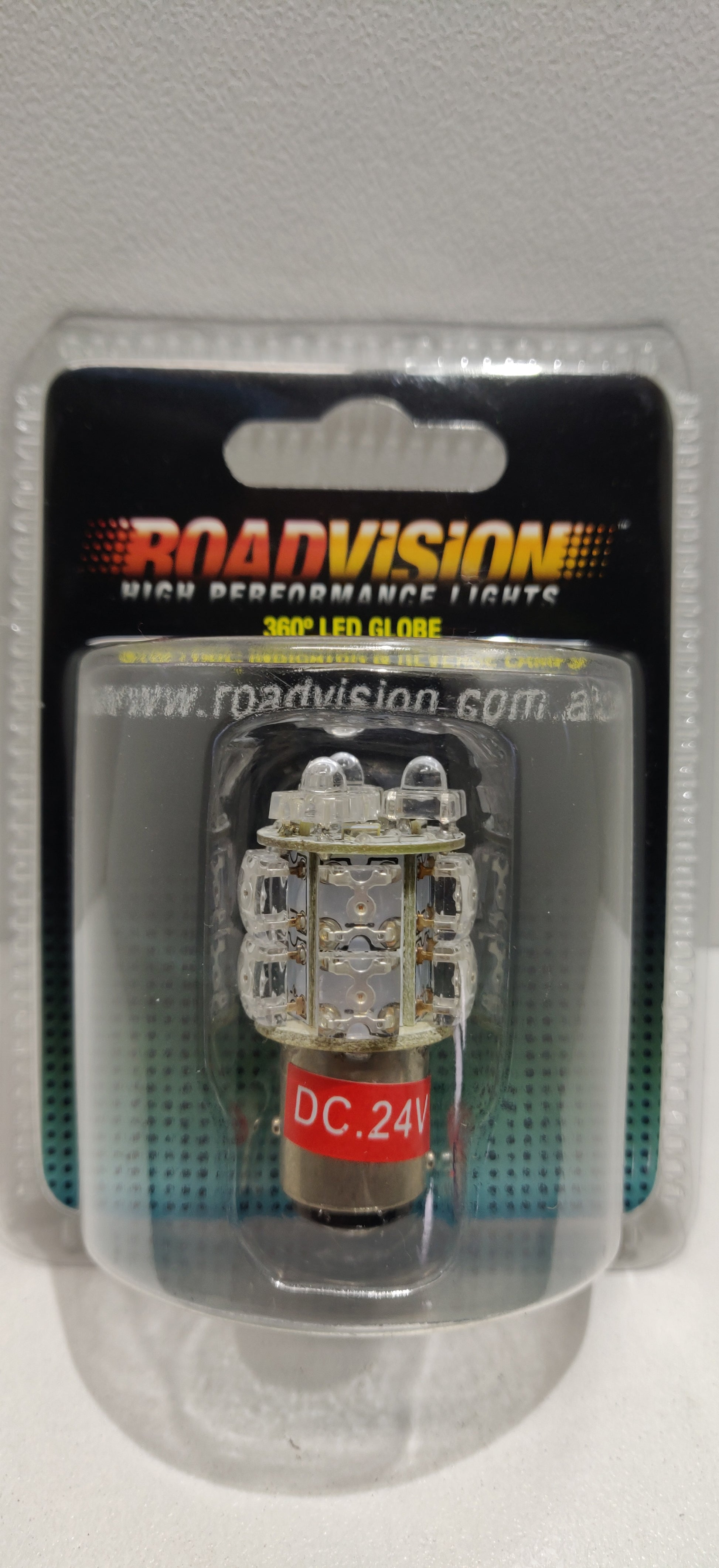 Roadvision 24V 1157 BAY15D Red LED Stop Tail globe bulb