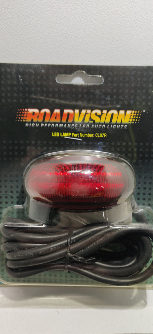 Roadvision CL87R RED LED CLEARANCE LIGHT SIDE MARKER LAMP TRAILER TRUCK CARAVAN