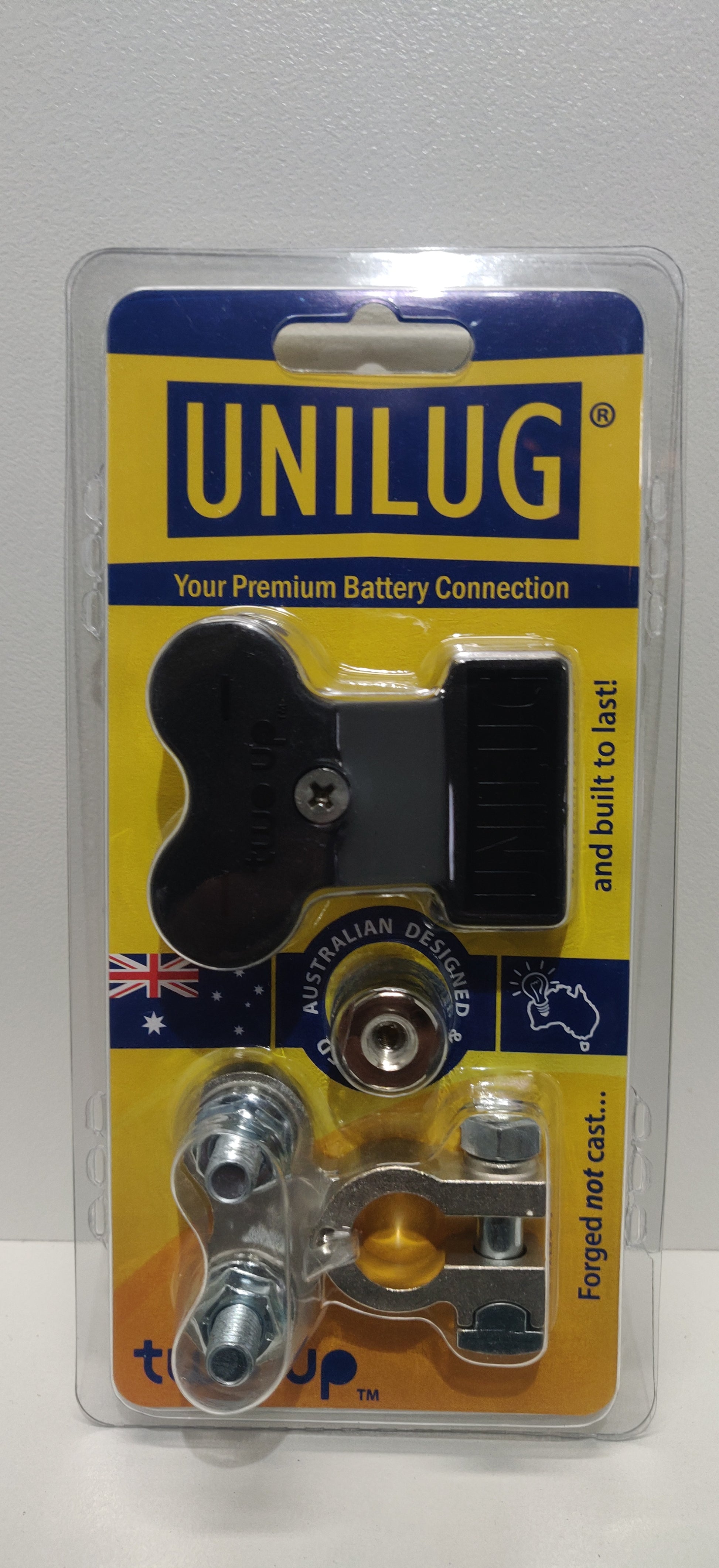 UNILUG Two Up Dual Battery Distribution Terminals + Covers 4WD 12V E55-0050 E55-0051