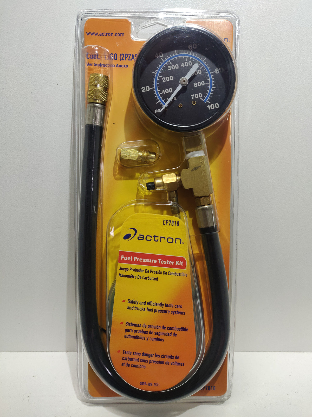 Actron Fuel Injection Pressure Tester Kit CP7818 For GM Ford Chrysler